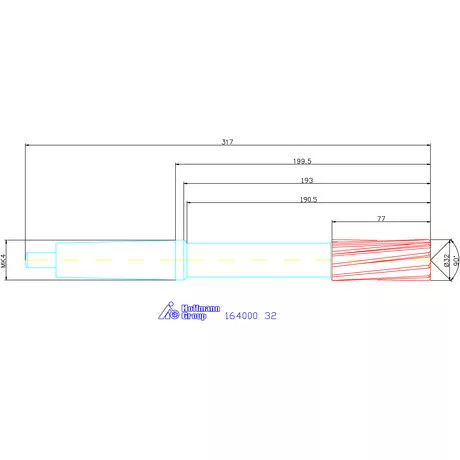 Holex Gépi dörzsár H7 32 mm