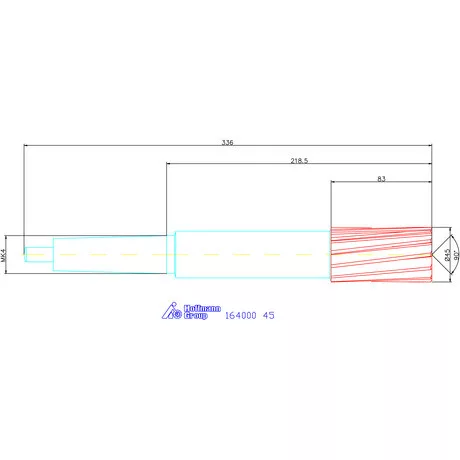 Holex Gépi dörzsár H7 45 mm