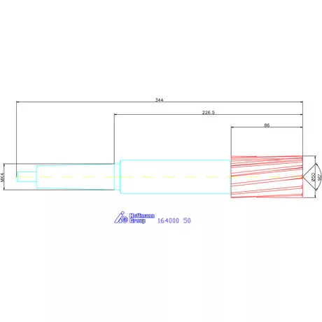 Holex Gépi dörzsár H7 50 mm
