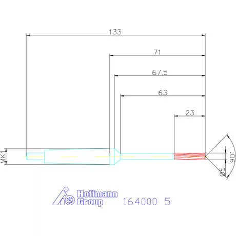 Holex Gépi dörzsár H7 5 mm