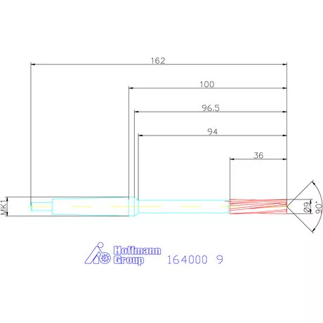 Holex Gépi dörzsár H7 9 mm