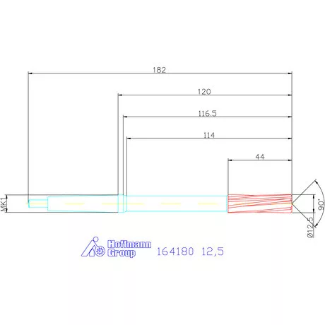 Holex Gépi dörzsár konfigurálható 12,5 mm