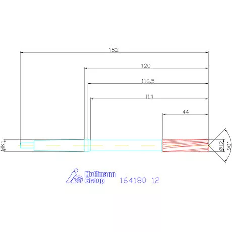 Holex Gépi dörzsár konfigurálható 12 mm