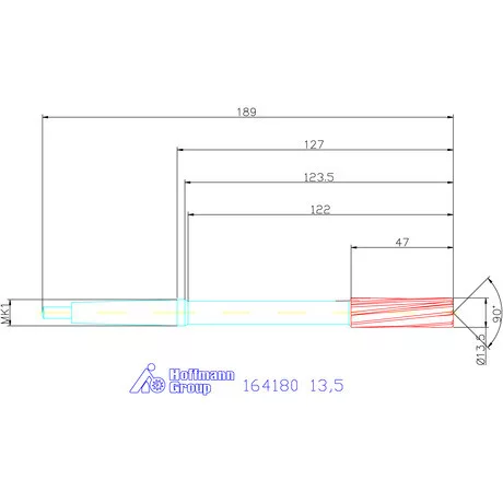 Holex Gépi dörzsár konfigurálható 13,5 mm