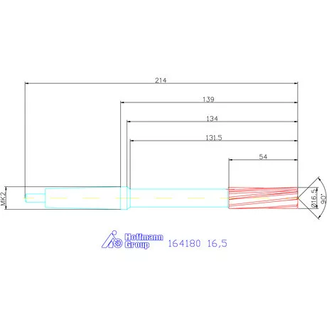Holex Gépi dörzsár konfigurálható 16,5 mm