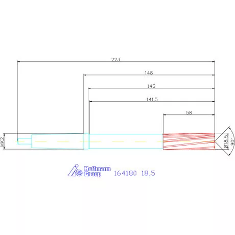 Holex Gépi dörzsár konfigurálható 18,5 mm