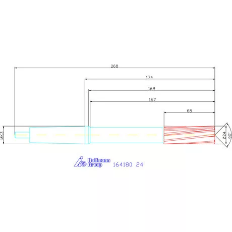 Holex Gépi dörzsár konfigurálható 24 mm
