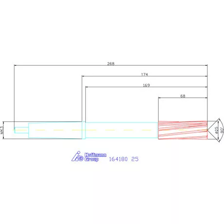 Holex Gépi dörzsár konfigurálható 25 mm