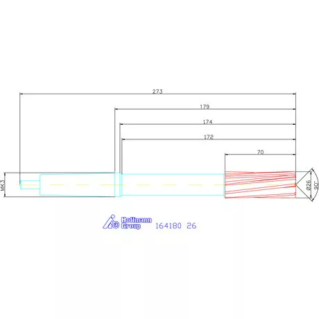 Holex Gépi dörzsár konfigurálható 26 mm