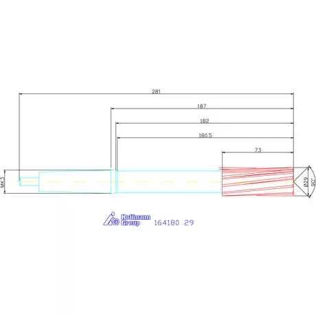 Holex Gépi dörzsár konfigurálható 29 mm