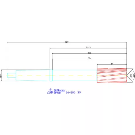 Holex Gépi dörzsár konfigurálható 39 mm