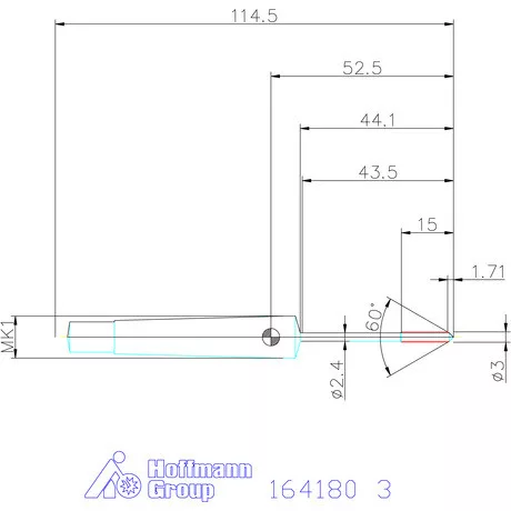 Holex Gépi dörzsár konfigurálható 3 mm