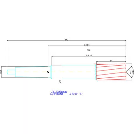 Holex Gépi dörzsár konfigurálható 47 mm