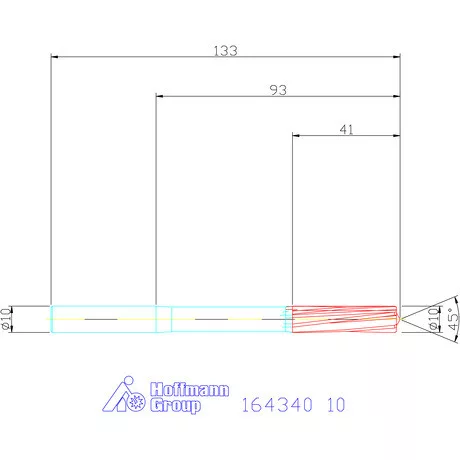 Garant VHM-NC gépi dörzsár 10 mm