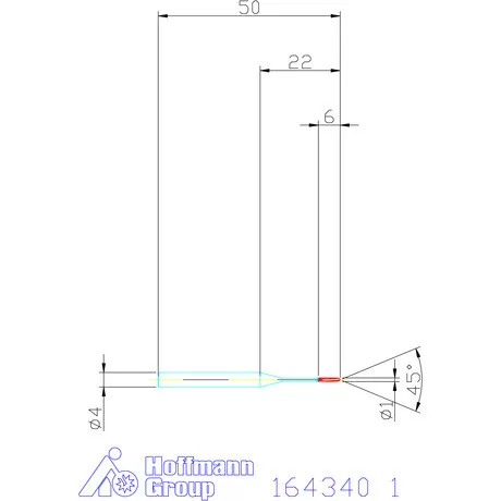 Garant VHM-NC gépi dörzsár 1 mm