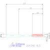 Garant VHM-NC gépi dörzsár 8,5 mm