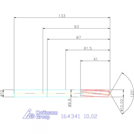 Garant VHM-NC gépi dörzsár 10,02 mm
