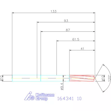 Garant VHM-NC gépi dörzsár 10 mm
