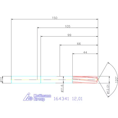 Garant VHM-NC gépi dörzsár 12,01 mm