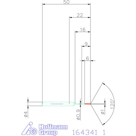 Garant VHM-NC gépi dörzsár 1 mm
