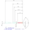 Garant VHM-NC gépi dörzsár 4,4 mm