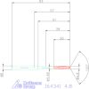 Garant VHM-NC gépi dörzsár 4,8 mm