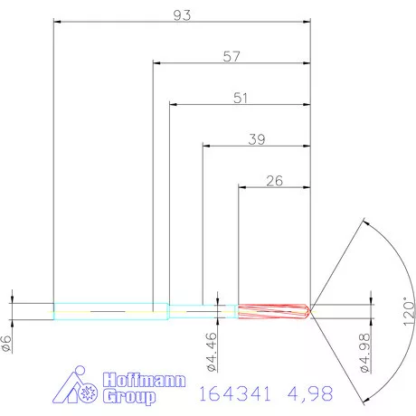 Garant VHM-NC gépi dörzsár 4,98 mm