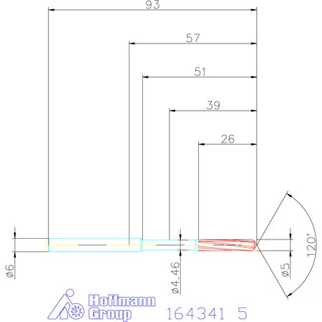 Garant VHM-NC gépi dörzsár 5 mm