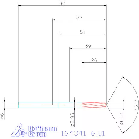 Garant VHM-NC gépi dörzsár 6,01 mm