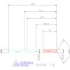 Garant VHM-NC gépi dörzsár 7,6 mm