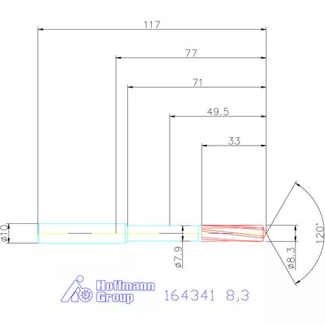 Garant VHM-NC gépi dörzsár 8,3 mm
