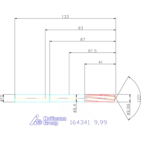 Garant VHM-NC gépi dörzsár 9,99 mm