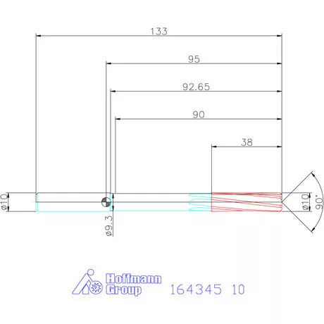 Garant VHM-NC gépi dörzsár konfigurálható 10 mm
