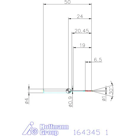Garant VHM-NC gépi dörzsár konfigurálható 1 mm