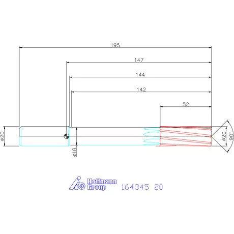 Garant VHM-NC gépi dörzsár konfigurálható 20 mm