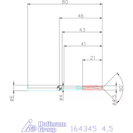 Garant VHM-NC gépi dörzsár konfigurálható 4,5 mm