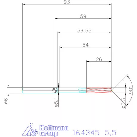Garant VHM-NC gépi dörzsár konfigurálható 5,5 mm