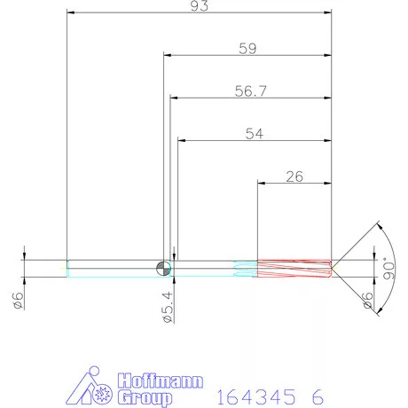 Garant VHM-NC gépi dörzsár konfigurálható 6 mm