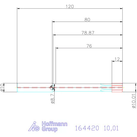 Garant Garant Master Steel VHM nagy teljesítményű dörzsárak HPC átmenő furat 10,01 mm