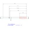 Keményfém gépi dörzsár H7 12 mm