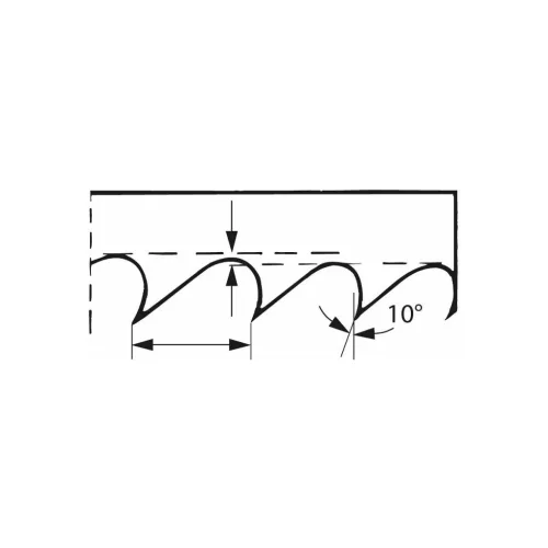 Holex Fémfűrész szalag 27×2750 6/10