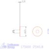 Re-Bo Fém-körfűrésztárcsa finom 25X0,8 mm