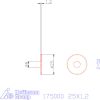 Re-Bo Fém-körfűrésztárcsa finom 25X1,2 mm