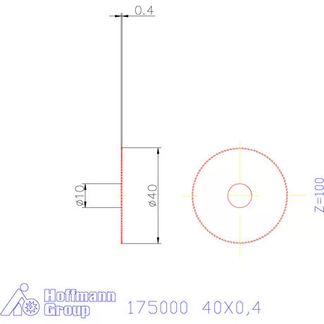 Re-Bo Fém-körfűrésztárcsa finom 40X0,4 mm