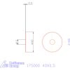 Re-Bo Fém-körfűrésztárcsa finom 40X0,5 mm