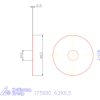 Re-Bo Fém-körfűrésztárcsa finom 63X0,5 mm