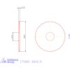Re-Bo Fém-körfűrésztárcsa finom 80X2,5 mm