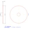 Re-Bo Fém-körfűrésztárcsa durva 125X2,5 mm