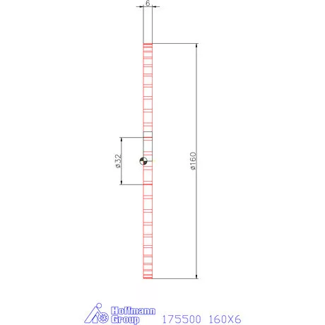 Re-Bo Fém-körfűrésztárcsa durva 160X6 mm