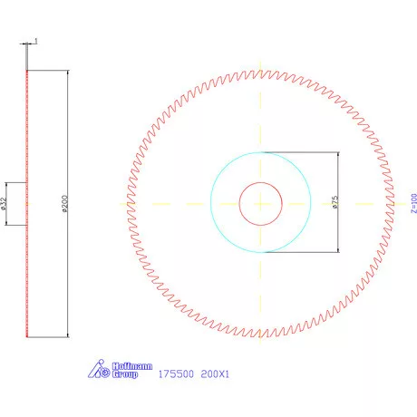 Re-Bo Fém-körfűrésztárcsa durva 200X1 mm